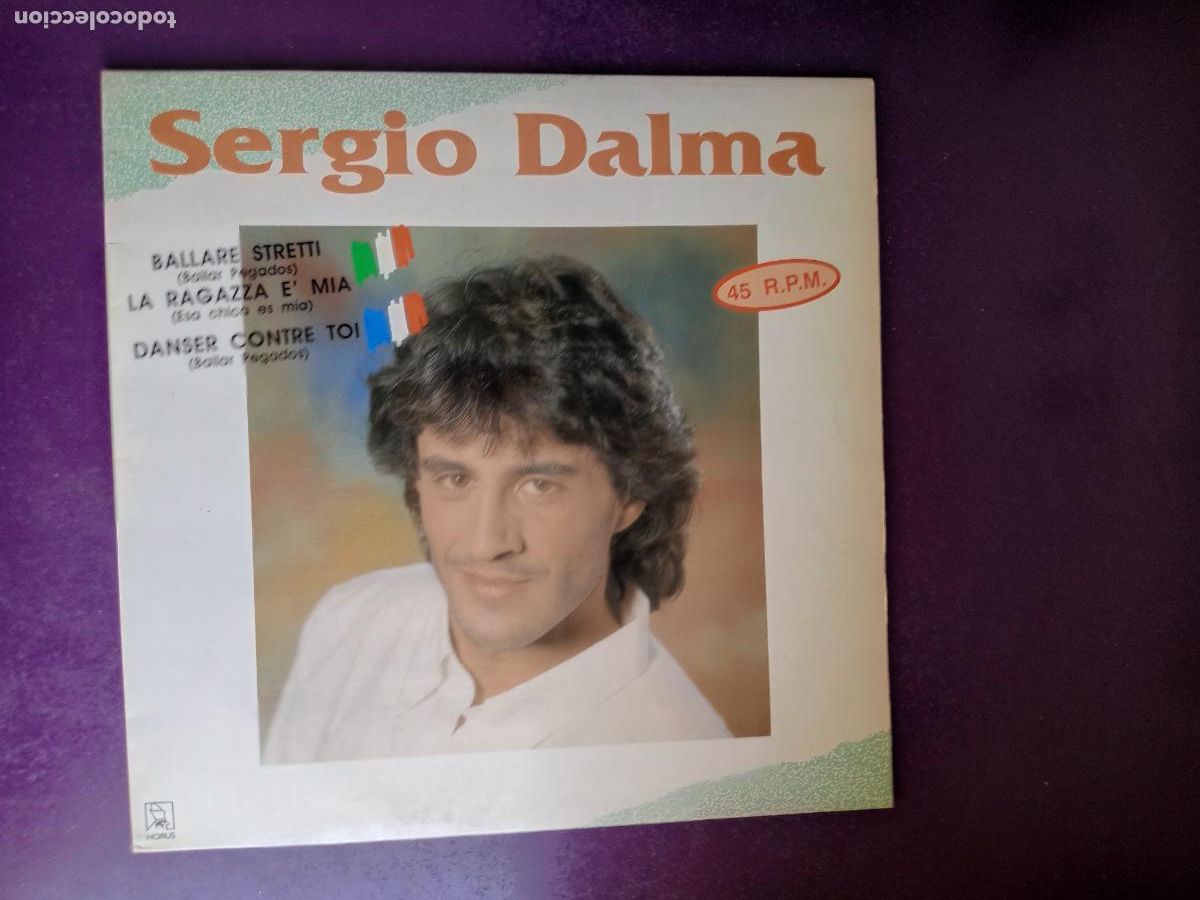 Discos de vinilo: Sergio Dalma &ndash; Ballare Stretti +3 - MAXI HORUS 1991 - MELODICA POP