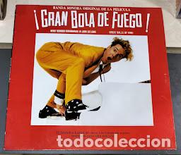 Discos de vinilo: Gran Bola De Fuego - Banda Sonora - LP Polydor ref. 839 516-1. Ed. espa&ntilde;ola 1989.