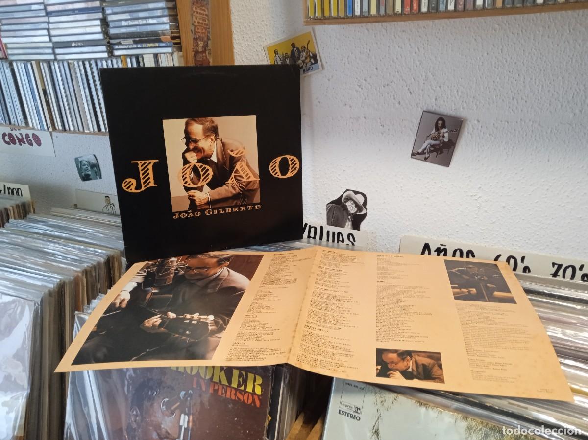 Discos de vinilo: Jo&atilde;o Gilberto &ndash; Jo&atilde;o. Lp edici&oacute;n brasil 1991. Con inner. Sello Philips