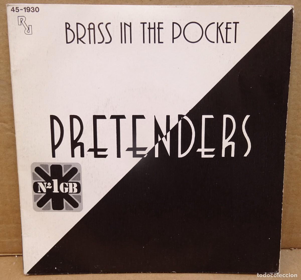 Discos de vinilo: PRETENDERS -BRASS IN THE POCKET SINGLE Hispavox Madrid 1980