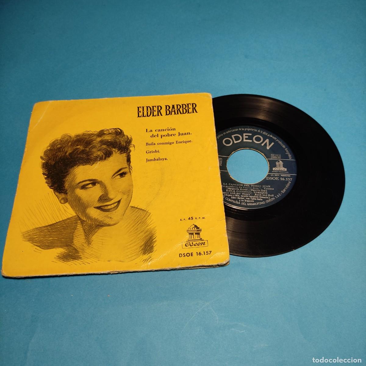 Discos de vinilo: ELDER BARBER - LA CANCION DEL POBRE JUAN ** EP 4 CANCIONES DECCA ** juani