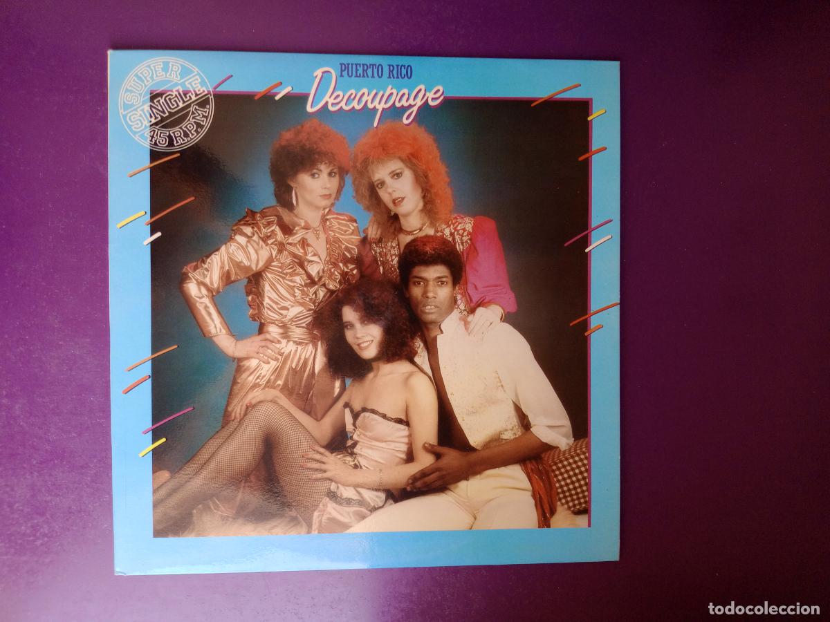 Discos de vinilo: Decoupage &lrm;&ndash; Puerto Rico - MAXI MOVIEPLAY 1982 - SOUL DISCO FUNK - SIN USO