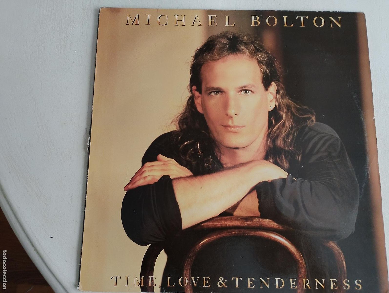Discos de vinilo: Michael Bolton &ndash; Time, Love & Tenderness, 1991,ed espa&ntilde;ola,con el encarte