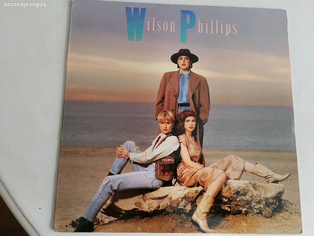 Discos de vinilo: Wilson Phillips &ndash; Wilson Phillips, con el encarte,1990,ed espa&ntilde;ola Soft Rock
