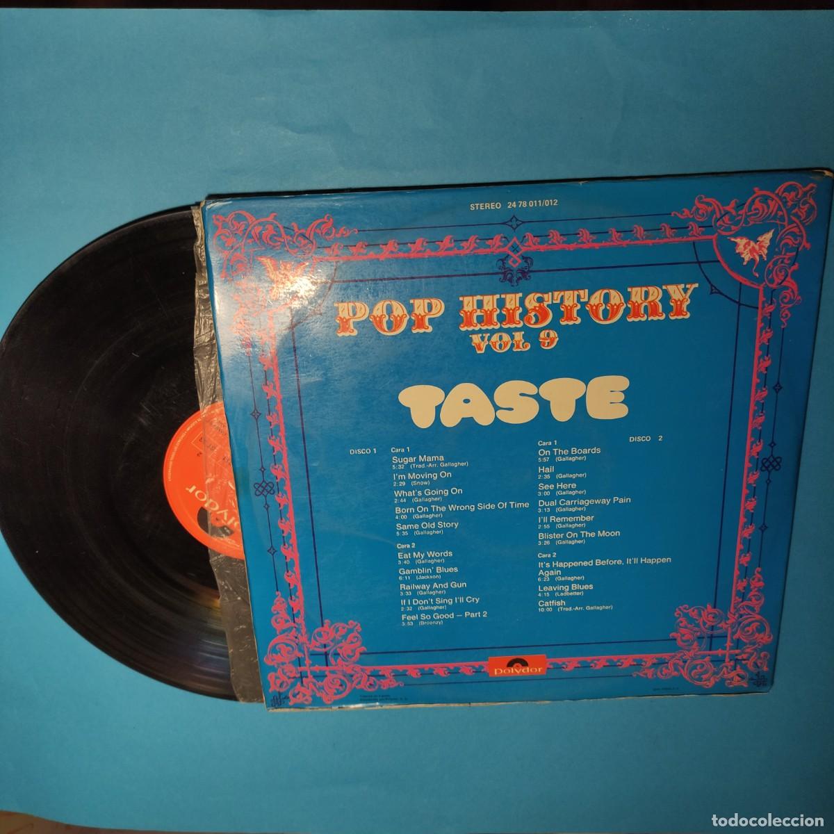Discos de vinilo: Taste - Pop History Vol 9 ** LP DOBLE ** POLYDOR - Foto 2