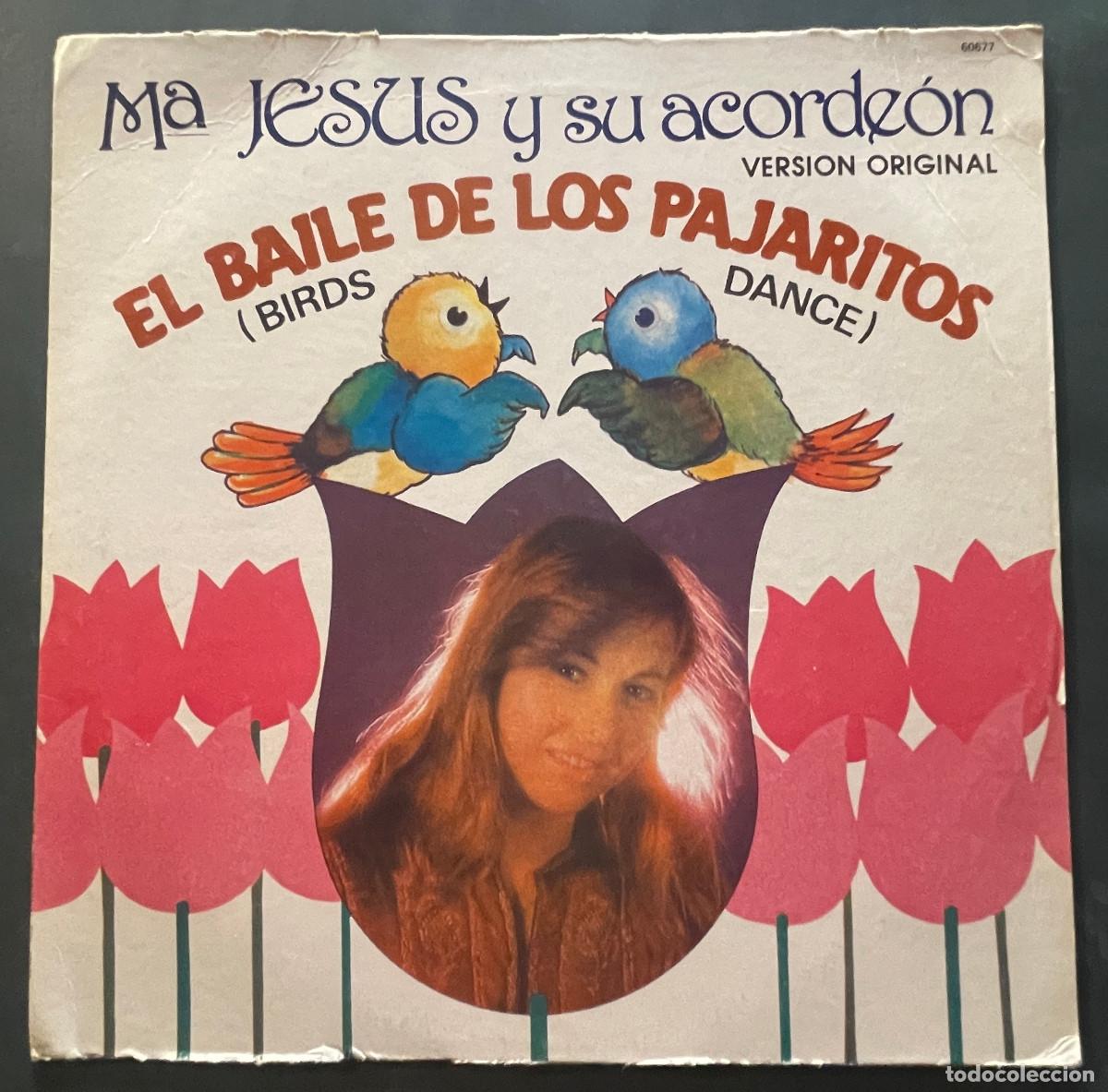 Discos de vinilo: MARIA JESUS Y SU ACORDEON / EL BAILE DE LOS PAJARITOS / LP MUSART 1981 / MEXICO