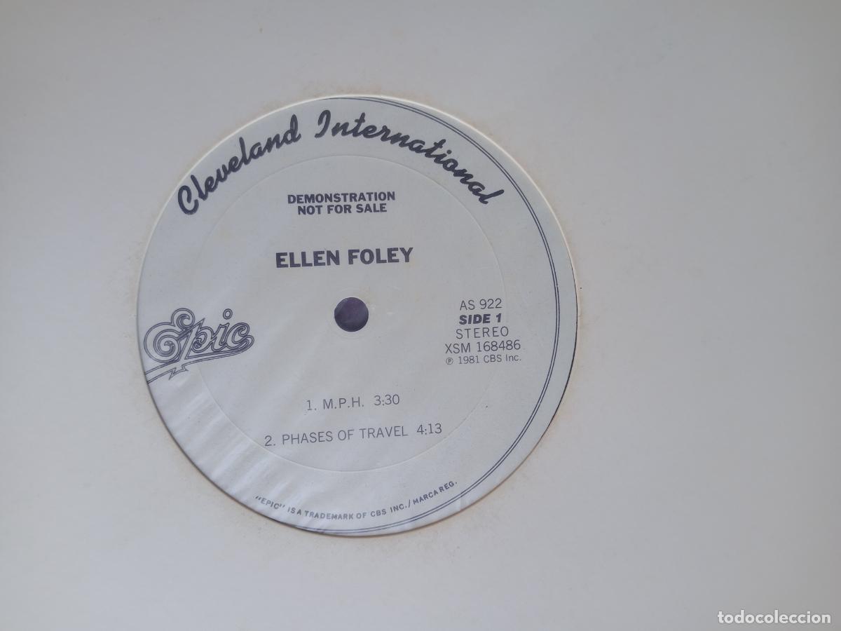 Discos de vinilo: Ellen Foley &ndash; M.P.H. - MAXI EPIC 1981 PROMO - SYNTH POP 80'S - SIN APENAS USO EN VINILO