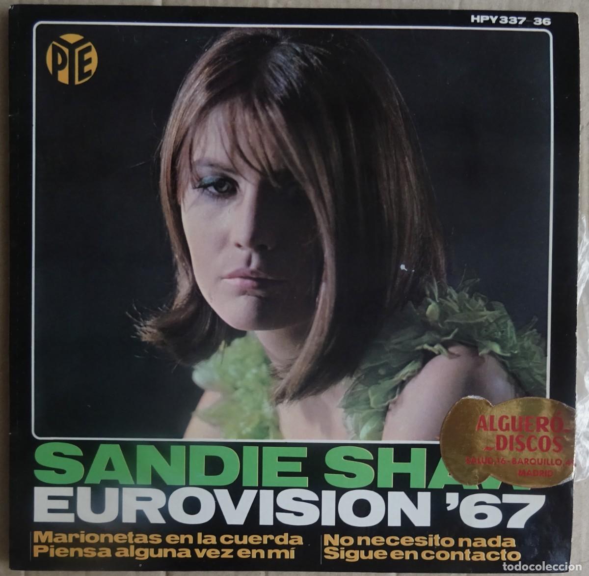 Discos de vinilo: SANDIE SHAW EUROVISION &acute;67. MARIONETAS EN LA CUERDA +3 Hispanovox Madrid 1967