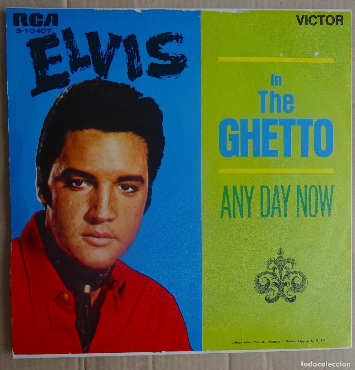Dischi in vinile: ELVIS PRESLEY - IN THE GHETTO - ANY DAY NOW &ndash; RCA Madrid 1969