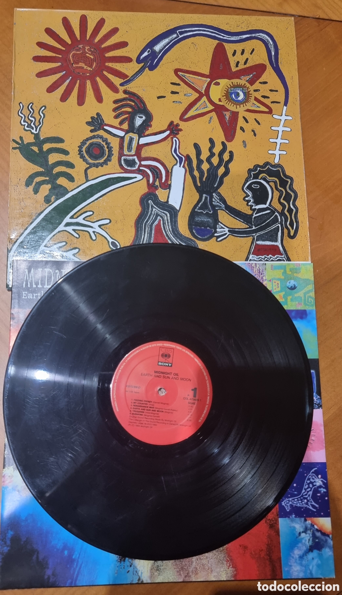 Discos de vinilo: Disco Midnight O&iacute;l original buen estado ved foto