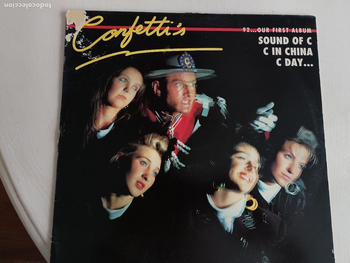 Discos de vinilo: Confetti's &ndash; 92...Our First Album,ed espa&ntilde;ola con el encarte, 1989 Electronic New beat