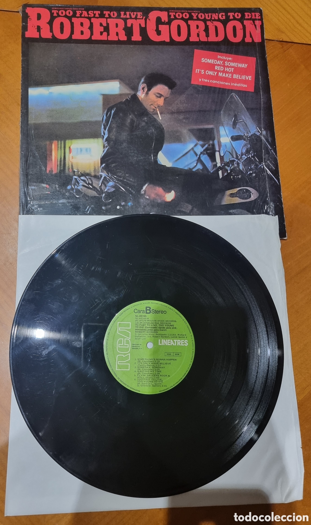 Discos de vinilo: Disco Robert Gordon original buen estado ved foto