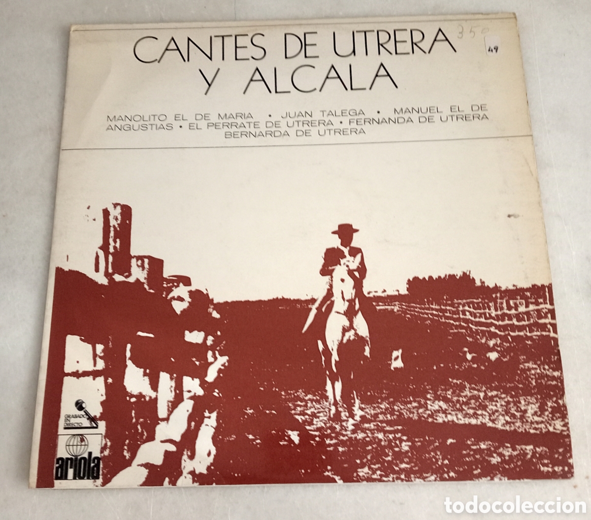 Discos de vinilo: LP VINILO (Cantes de Utrera y Alcal&aacute;).