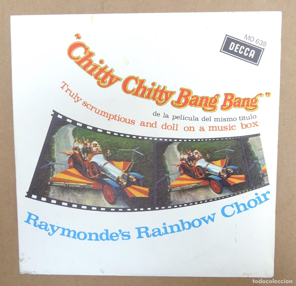 Discos de vinil: Chitty Chitty Bang Bang Raymonde&acute;s Rainbow Choir B.S.O. Decca Mdrid 1969