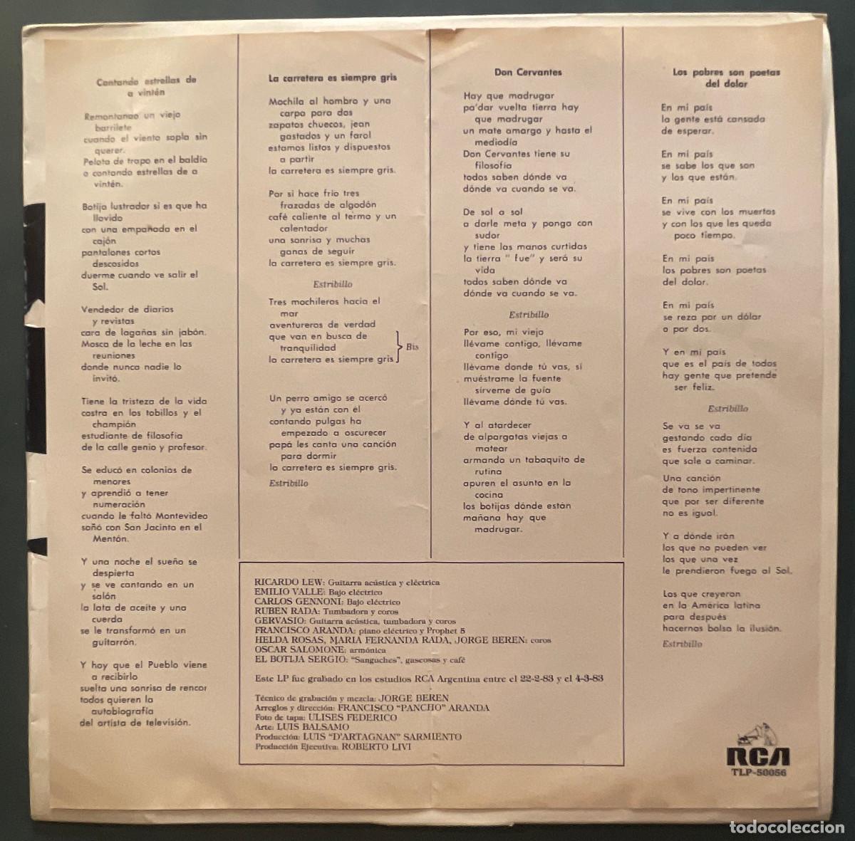 Discos de vinilo: GERVASIO / GERVASIO / LP RCA 1983 / ARGENTINA - Foto 5