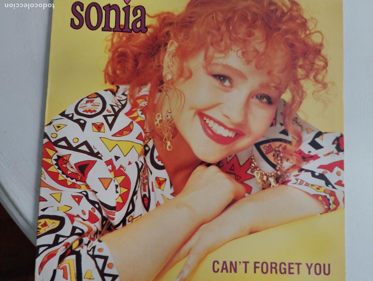 Discos de vinilo: Sonia &ndash; Can't Forget You,ed espa&ntilde;ola, 1989 Electronic House