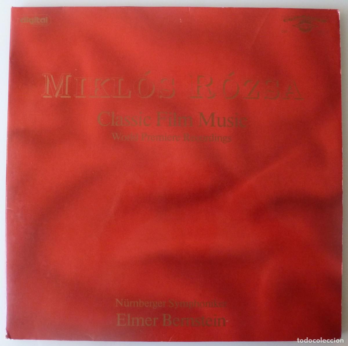 Discos de vinilo: MIKLOS ROZSA - CLASSIS FILM MUSIC (2 X LP COLOSSEUM 1987 ALEMANIA)