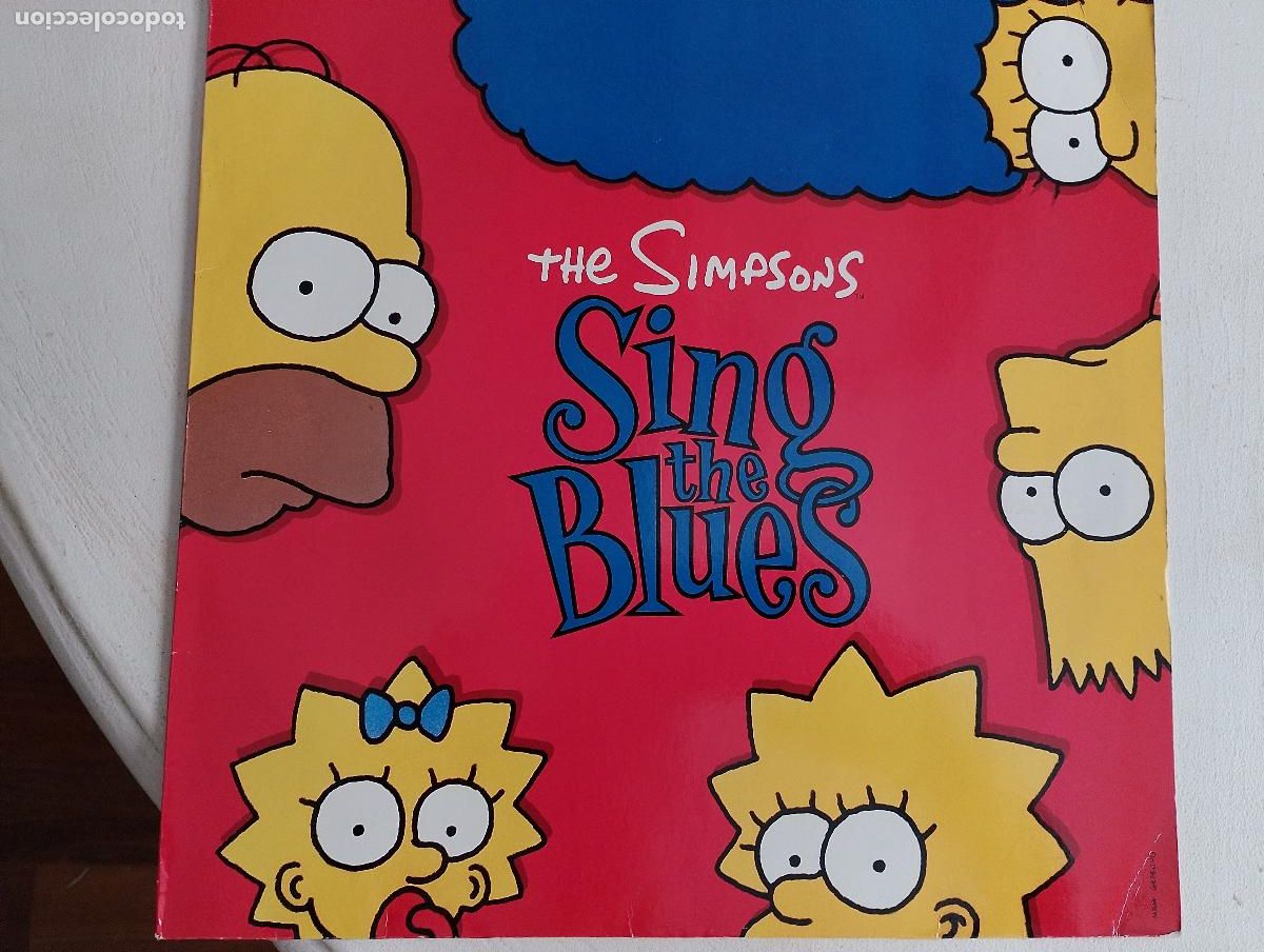 Discos de vinilo: THE SIMPSONS-SING THE BLUES-CONTIENE ENCARTE-ORIGINAL 1991