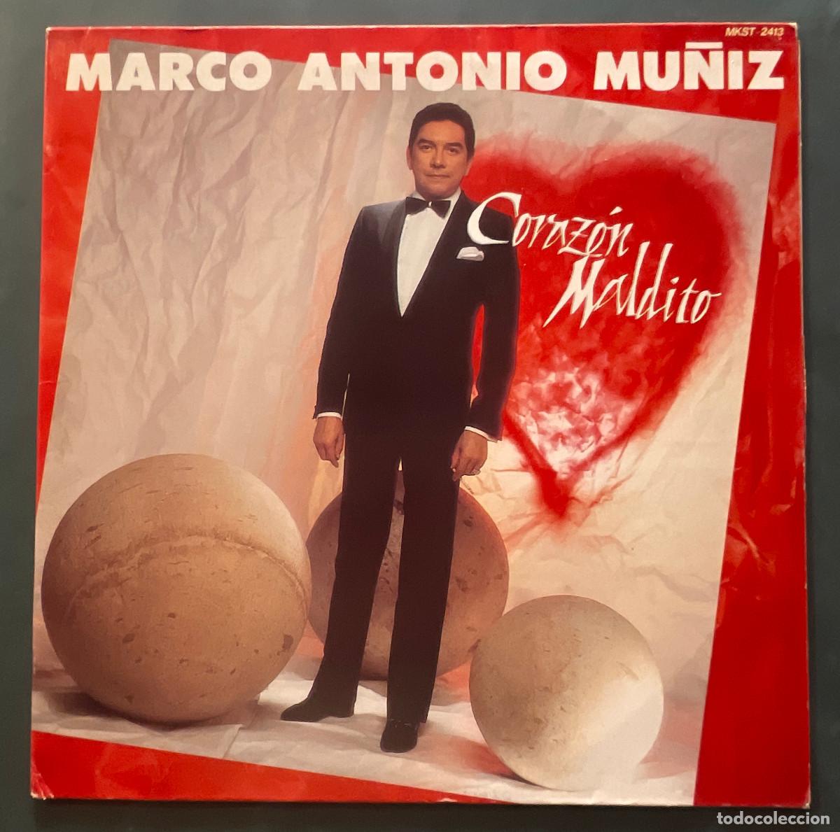 Vinyl-Schallplatten: MARCO ANTONIO MU&Ntilde;IZ / CORAZON MALDITO / LP RCA 1986 / MEXICO