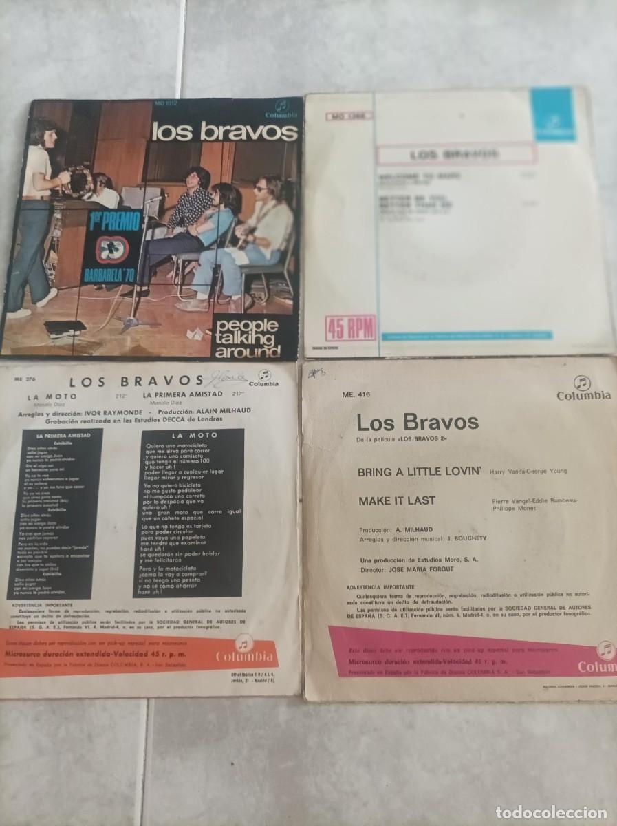Discos de vinilo: Los Bravos lote singles - Foto 2