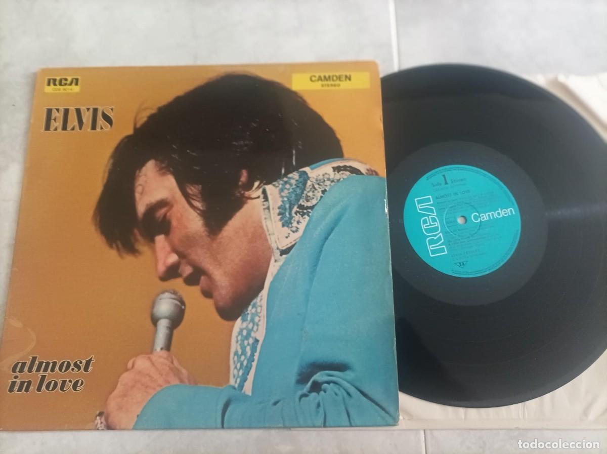 Vinyl-Schallplatten: Elvis Presley lp almost in love
