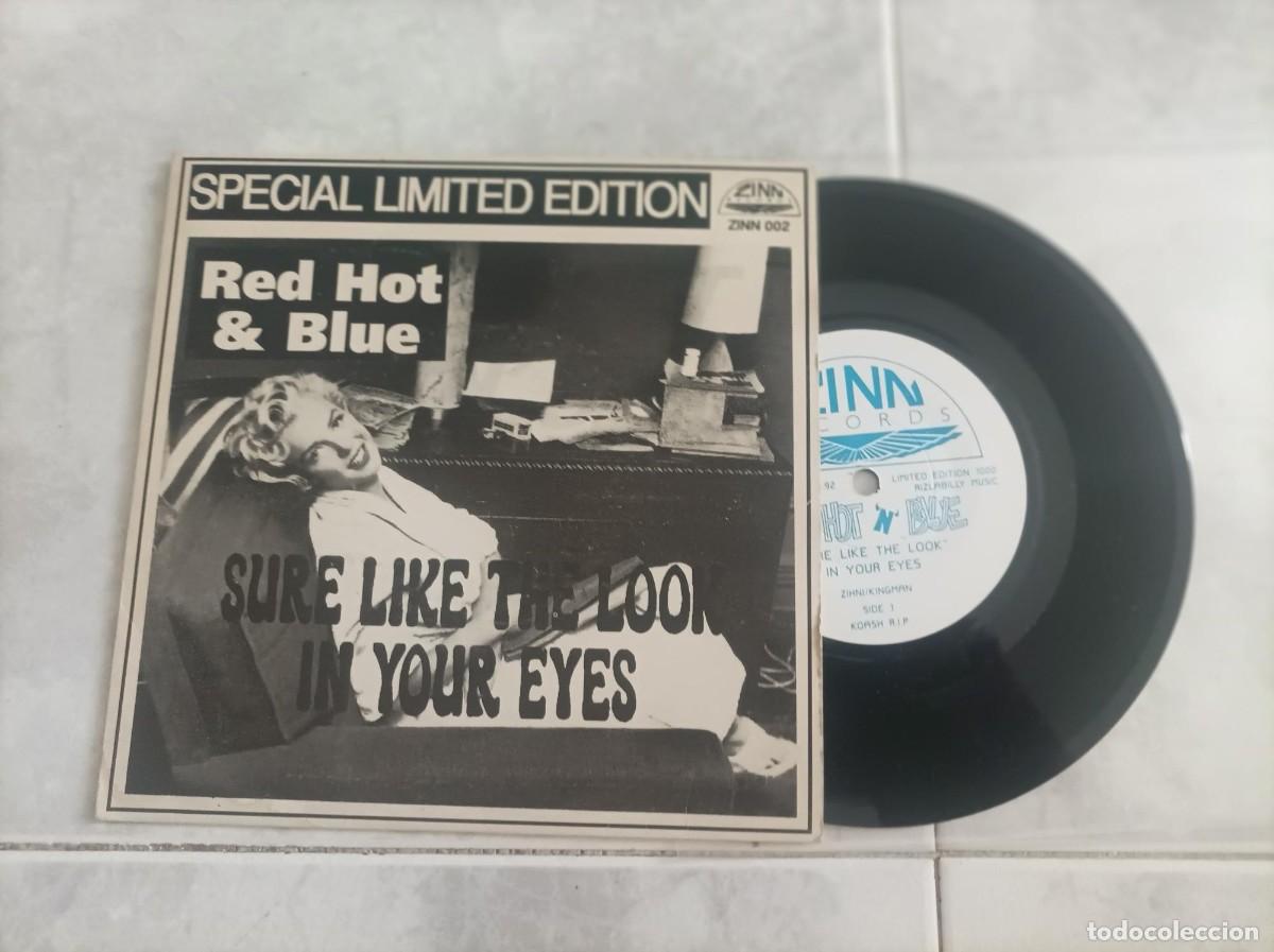Vinyl records: Red Hot & Blue single rockabilly-muy dificil-