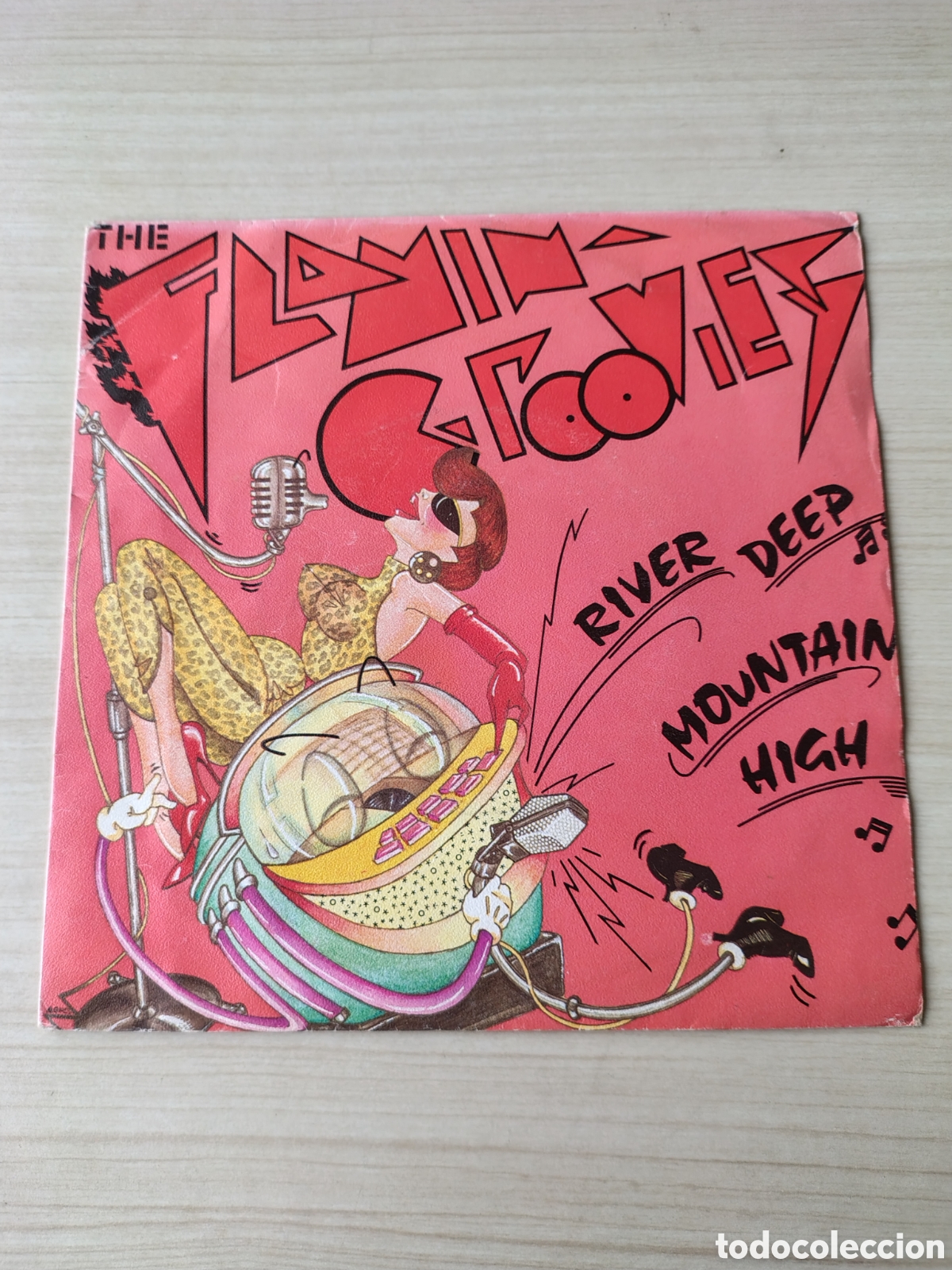 Vinyl records: THE FLAMIN' GROOVIES River Deep Mountain High / So Much In Love ( 1981 UNDERDOG FRANCE )