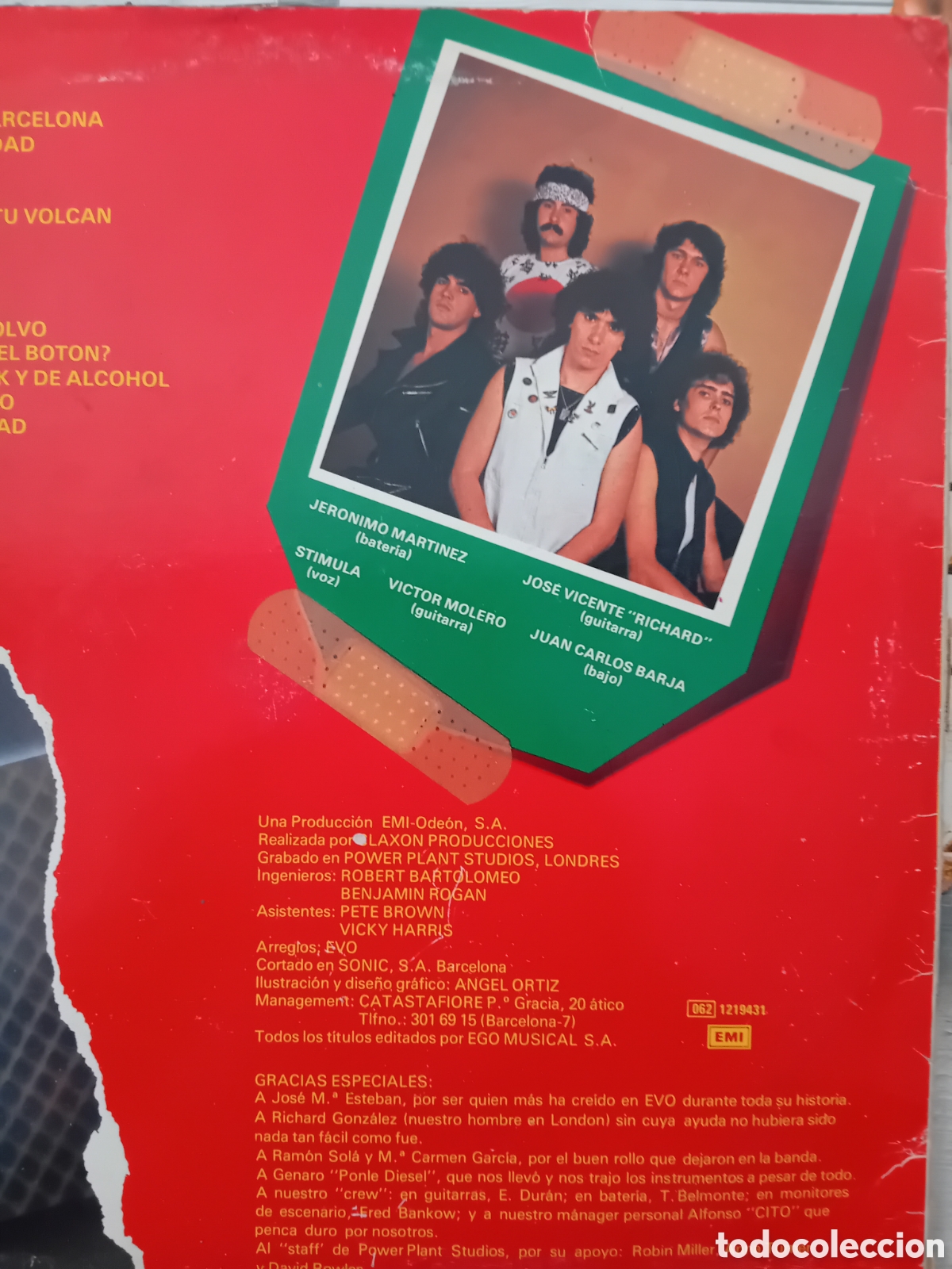 Discos de vinilo: EVO. ANIMAL DE CIUDAD. 1983 - Foto 3
