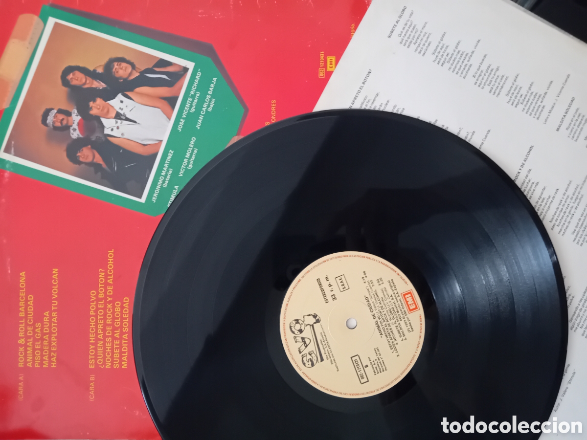 Discos de vinilo: EVO. ANIMAL DE CIUDAD. 1983 - Foto 6