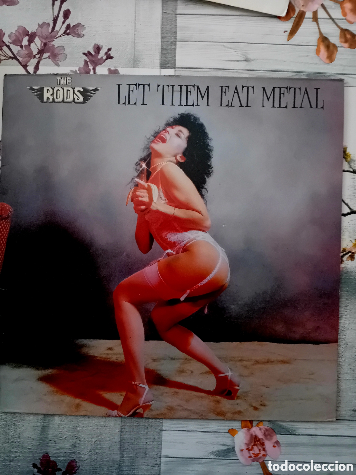 Discos de vinilo: THE RODS. LET THEM EAT METAL. UK 1984