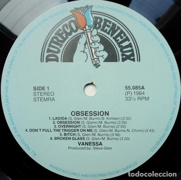 Discos de vinilo: Vanessa, Obsession - LP - Foto 3