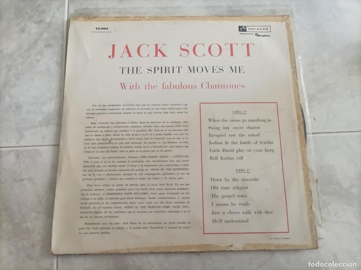 Discos de vinilo: Jack Scott lp original - Foto 2