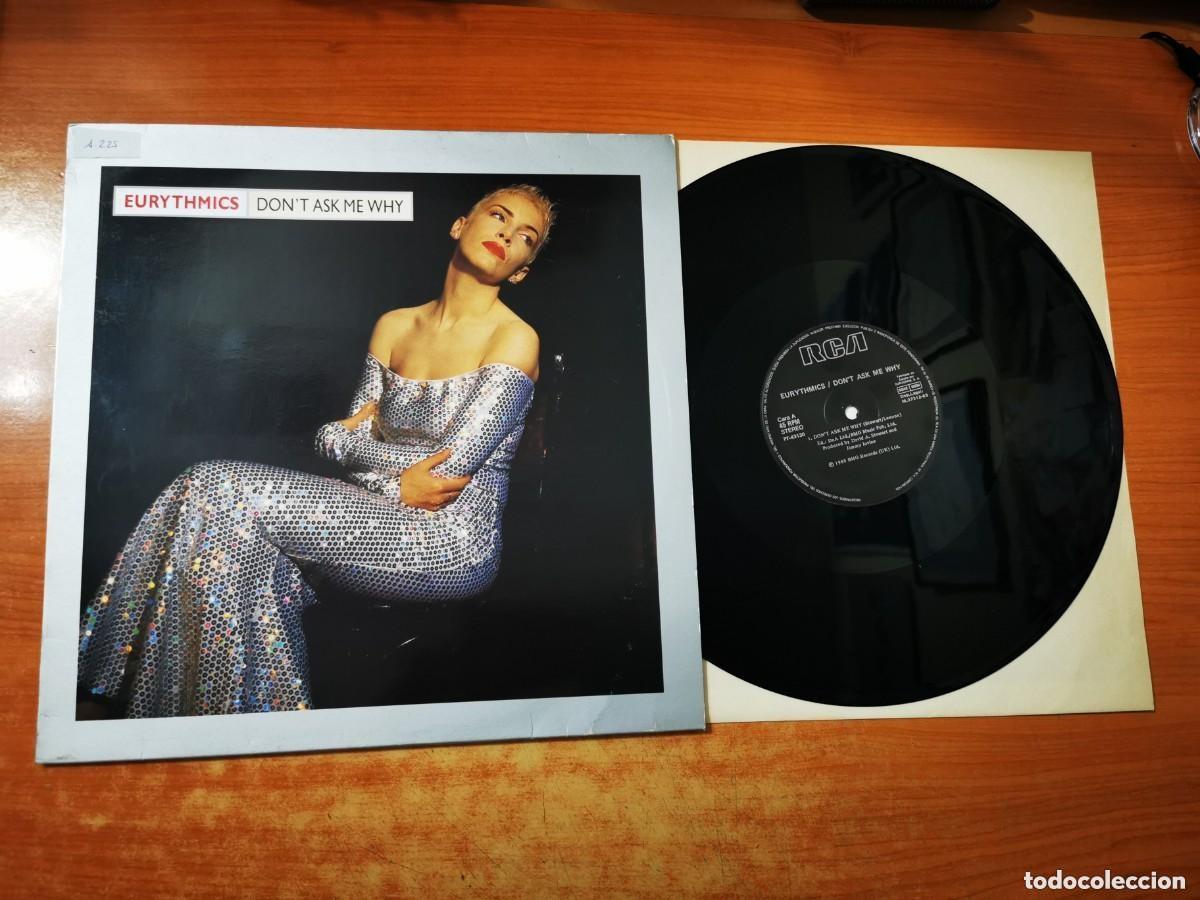 Discos de vinilo: EURYTHMICS Don't ask me why 12&rdquo; MAXI SINGLE VINILO 1989 ESPA&Ntilde;A ANNIE LENNOX CONTIENE 3 TEMAS