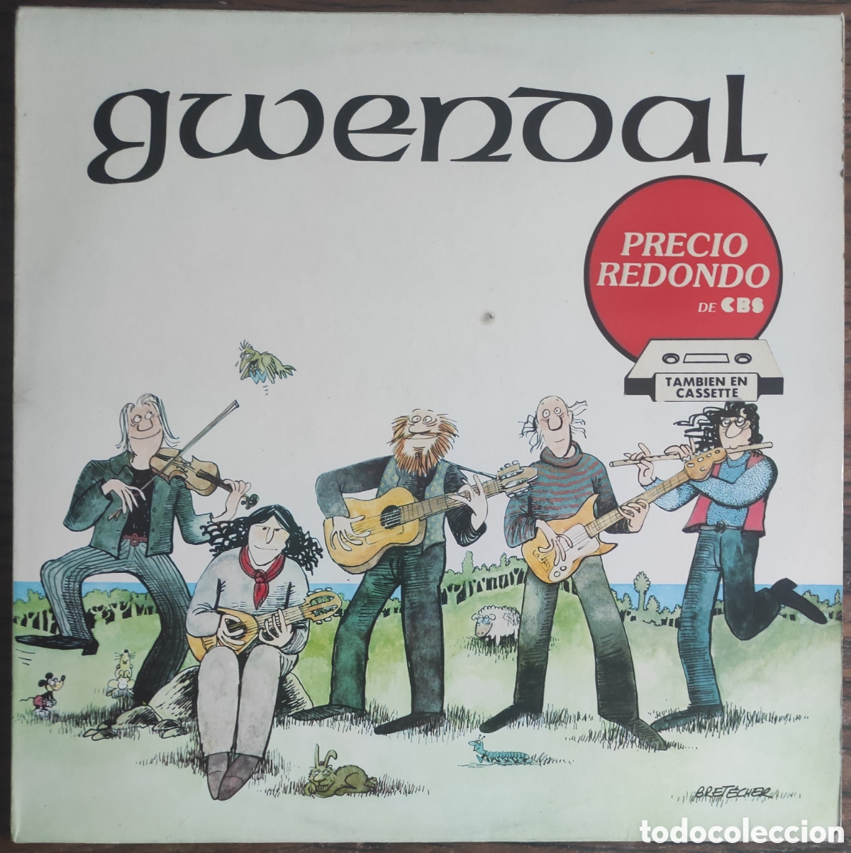 Discos de vinilo: LP Gwendal &ndash; Gwendal (Edici&oacute;n Espa&ntilde;ola 1978/CBS Precio Redondo) Folk Celta