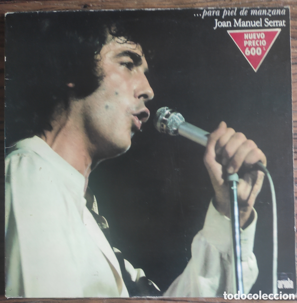 Discos de vinilo: LP Joan Manuel Serrat &ndash; ...Para piel de manzana (Edici&oacute;n Original Espa&ntilde;a 1978) Ariola