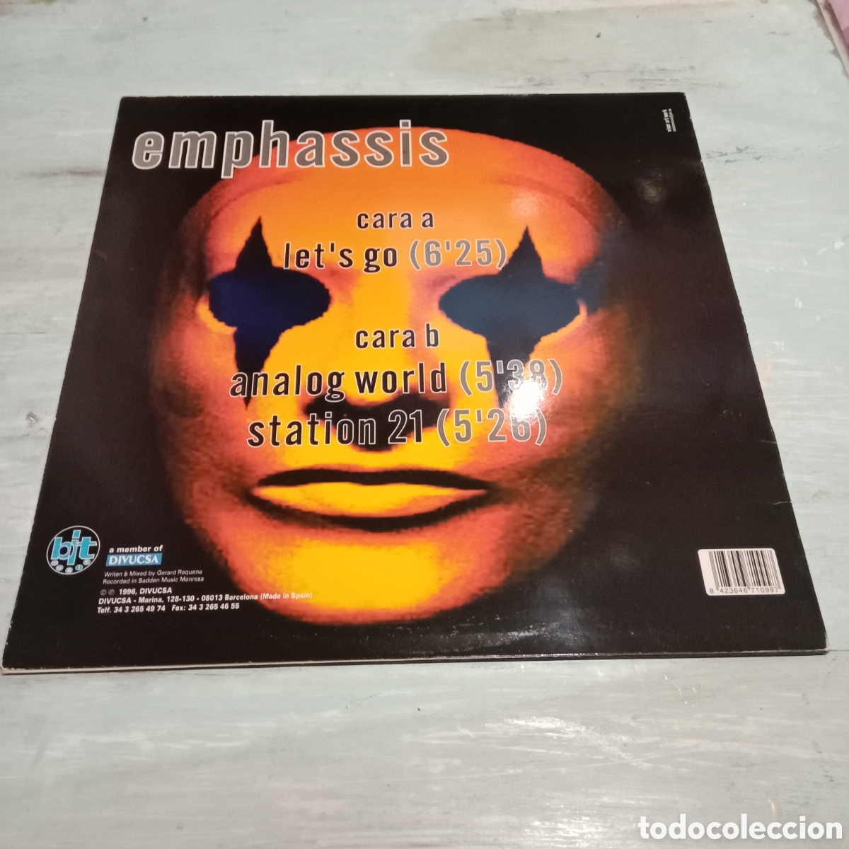 Discos de vinilo: EMPHASIS - LETS GO - MAXI-SINGLE 12&rdquo; - Foto 2