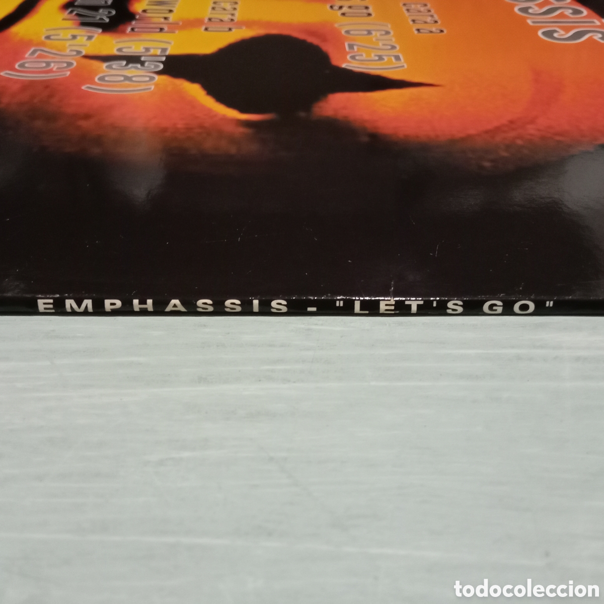 Discos de vinilo: EMPHASIS - LETS GO - MAXI-SINGLE 12&rdquo; - Foto 3