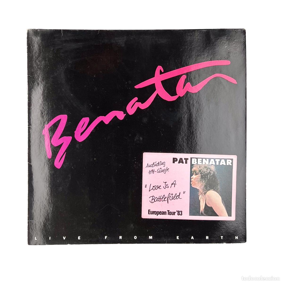 Discos de vinilo: LP. Pat Benatar. Live From Earth (VG+/VG+)