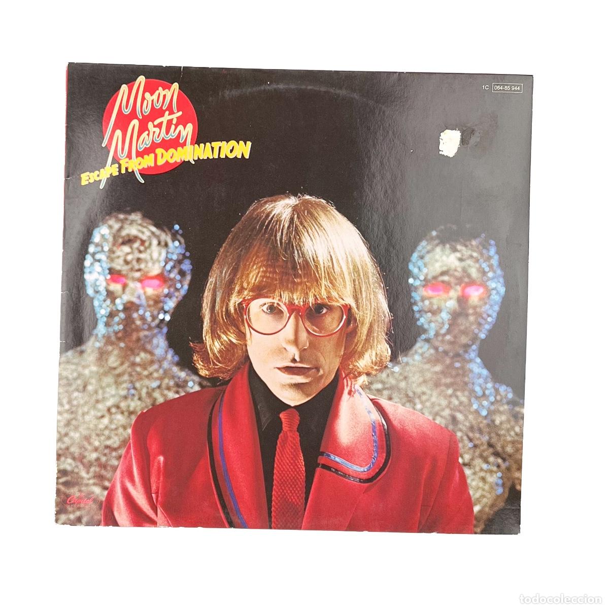 Discos de vinilo: LP. Moon Martin. Escape From Domination (VG/VG)