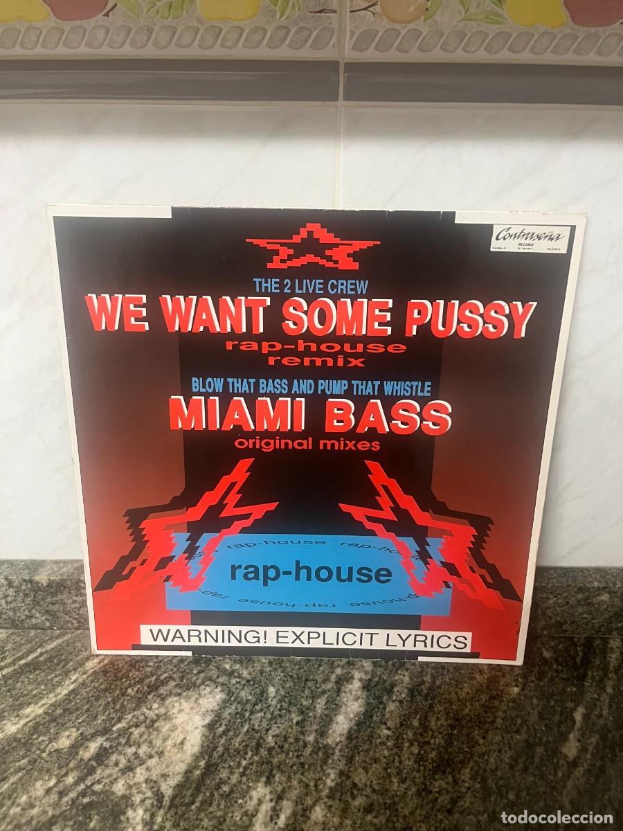 Discos de vinilo: WestBam, The 2 Live Crew / Blow That Bass And Pump That Whistle &lrm;&ndash; We Want Some Pussy (Rap-House Rem