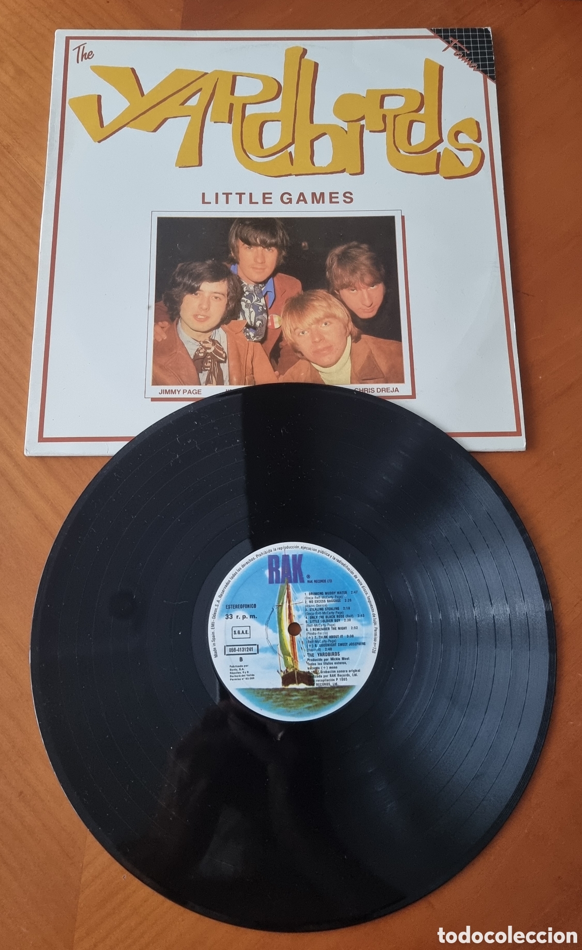 Discos de vinilo: Disco Yardbirds original y buen estado ved foto