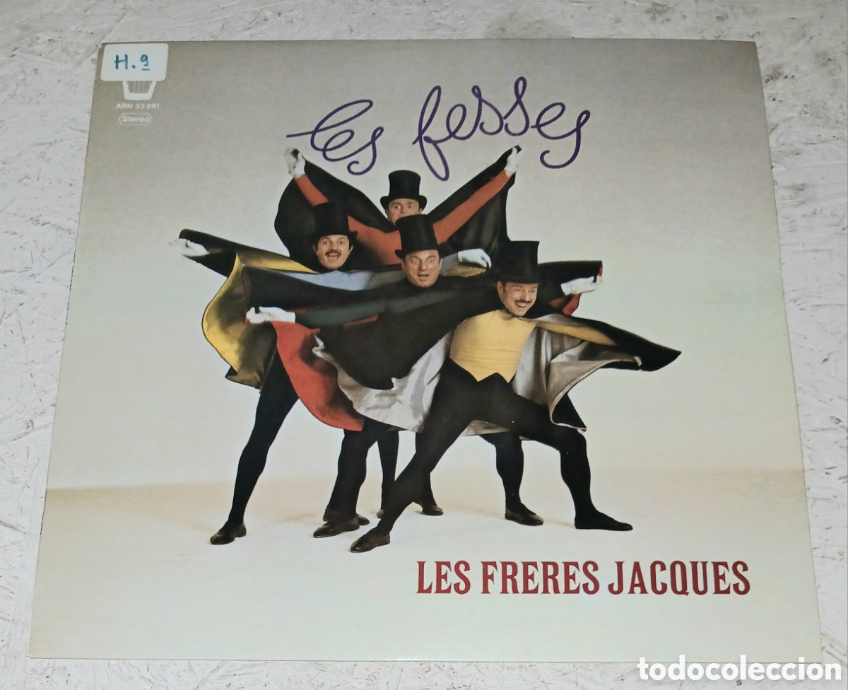 Discos de vinilo: Vinilo LP Les Fr&egrave;res Jacques &ndash; Les Fesses &ndash; Arion (ARN 33 291)