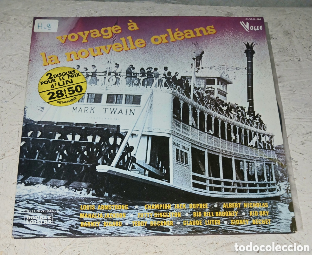 Discos de vinilo: Doble Vinilo LP Voyage &Agrave; La Nouvelle Orl&eacute;ans &ndash; Vogue (CLVLX 664, Gatefold)