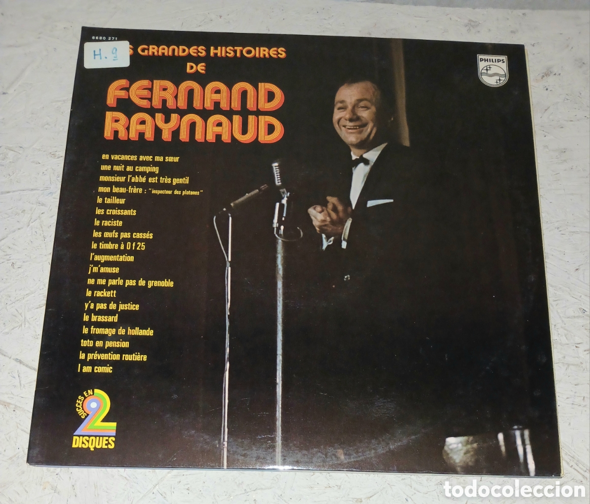 Discos de vinilo: Doble Vinilo LP Fernand Raynaud &ndash; Les Grandes Histoires De Fernand Raynaud &ndash; Philips (6680 271, Seri