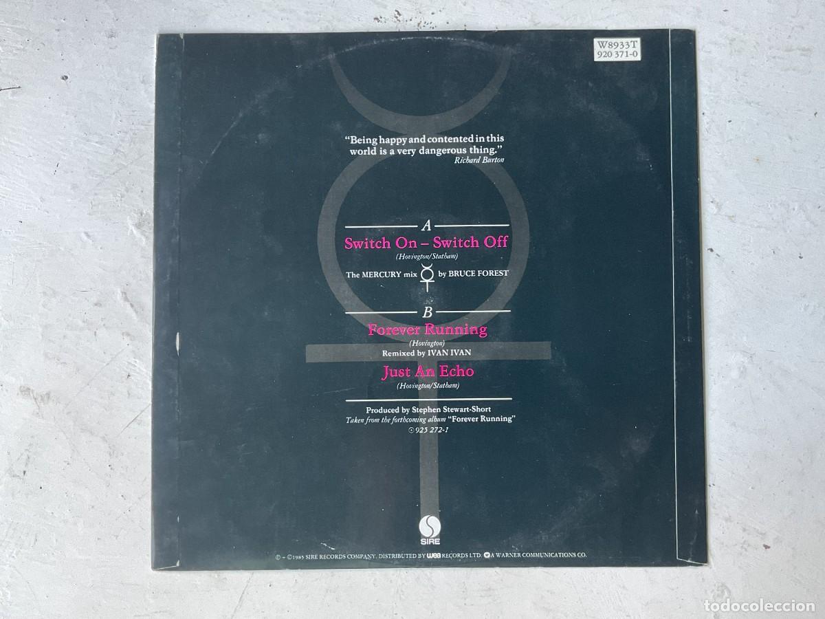 Discos de vinilo: B-Movie Switch On - Switch Off Maxi Single - Foto 2
