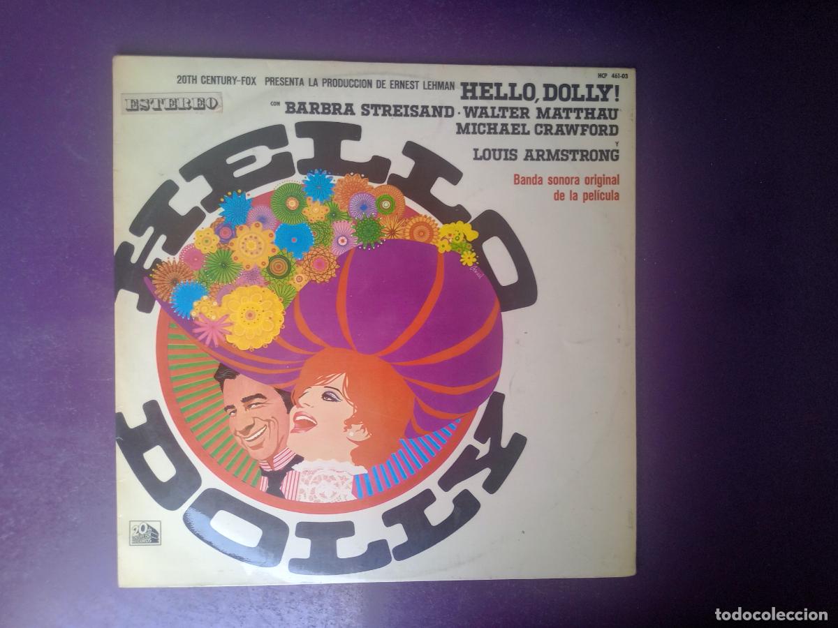 Discos de vinilo: HELLO DOLLY - LP HISPAVOX 1969 - BSO CINE - BARBRA STREISAND -. LOUIS ARMSTRONG - WALTER MATHAU
