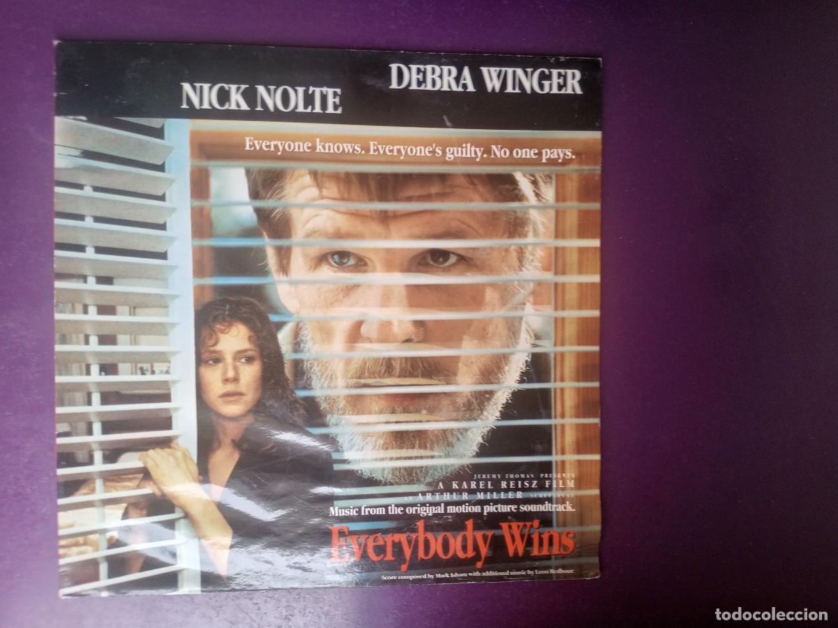 Discos de vinilo: Mark Isham &ndash; Everybody Wins - TODO EL MUNDO GANA - LP VIRGIN 1990 - BSO CINE