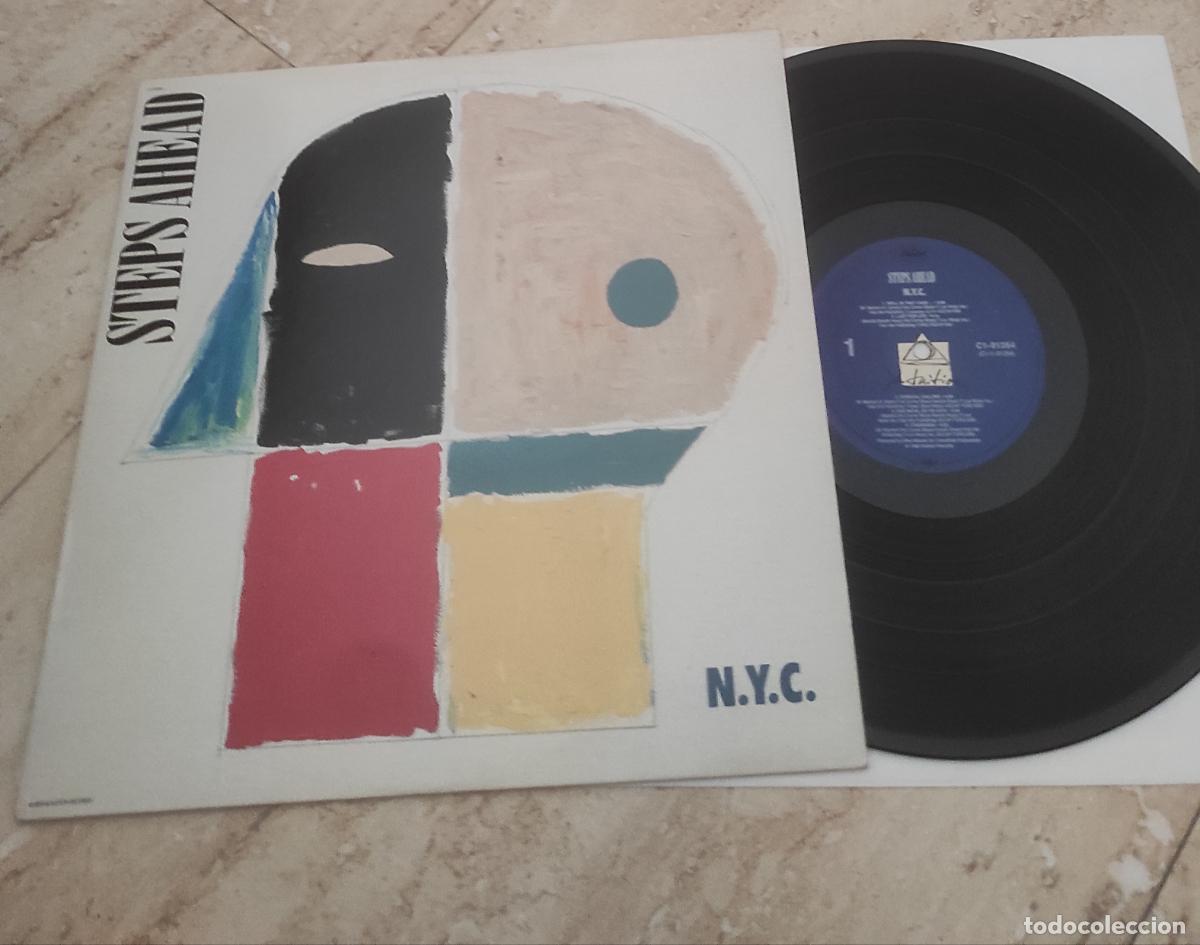 Discos de vinilo: Steps Ahead &ndash; N.Y.C.-LP- ORIGINAL USA-1989- IMPECABLE ESTADO-