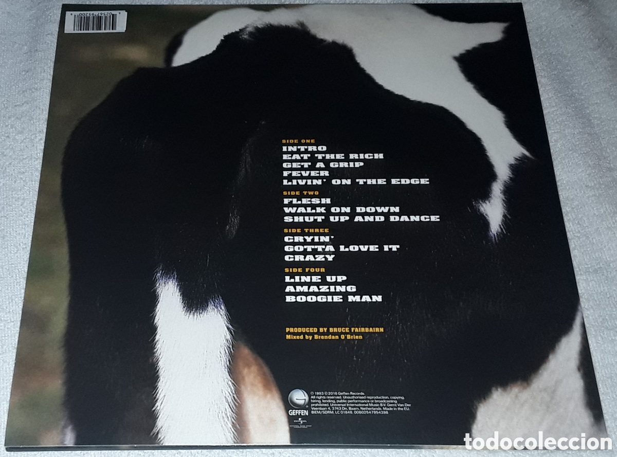Discos de vinilo: 2 LP - AEROSMITH - GET A GRIP - EDICI&Oacute;N LIMITADA - Foto 3