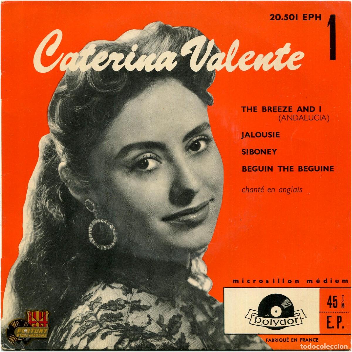 Discos de vinilo: Caterina Valente - 1 - EP Spain 1959 - Polydor 20.501 EPH - VG+/EX
